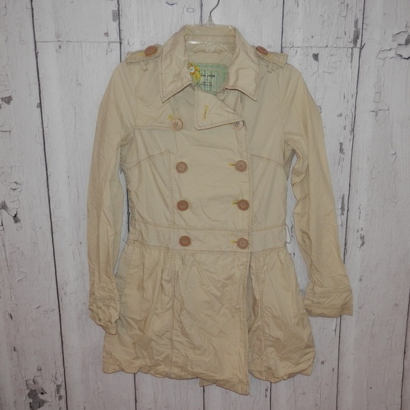 Free People Size 4 Trench Coat Tunic Jacket Shirt - Picture 1 of 8